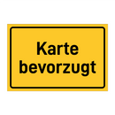 Karte bevorzugt