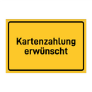 Kartenzahlung erwünscht
