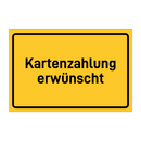Kartenzahlung erwünscht