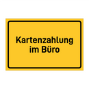 Kartenzahlung im Büro