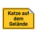 Katze auf dem Gelände
