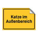 Katze im Außenbereich