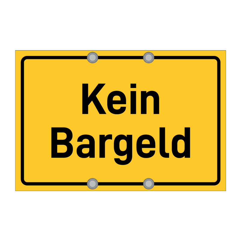 Kein Bargeld