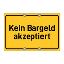 Kein Bargeld akzeptiert