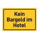Kein Bargeld im Hotel