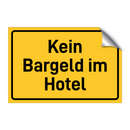 Kein Bargeld im Hotel