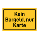 Kein Bargeld, nur Karte