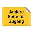Andere Seite für Zugang & Andere Seite für Zugang & Andere Seite für Zugang