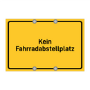 Kein Fahrradabstellplatz