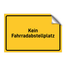 Kein Fahrradabstellplatz