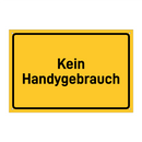 Kein Handygebrauch