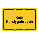 Kein Handygebrauch