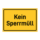 Kein Sperrmüll