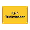 Kein Trinkwasser