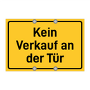 Kein Verkauf an der Tür