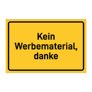 Kein Werbematerial, danke