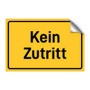 Kein Zutritt