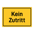 Kein Zutritt