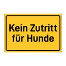 Kein Zutritt für Hunde