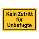 Kein Zutritt für Unbefugte