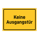 Keine Ausgangstür