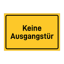 Keine Ausgangstür