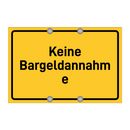 Keine Bargeldannahme