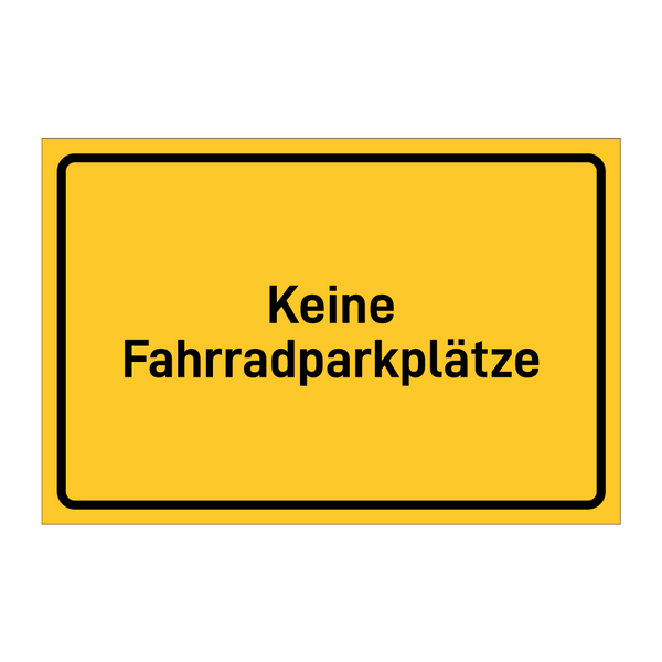 Keine Fahrradparkplätze