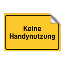 Keine Handynutzung