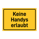 Keine Handys erlaubt