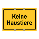Keine Haustiere