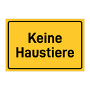 Keine Haustiere