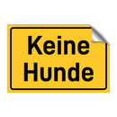 Keine Hunde