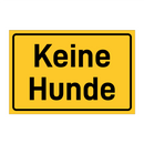 Keine Hunde