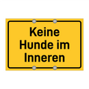 Keine Hunde im Inneren