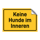 Keine Hunde im Inneren