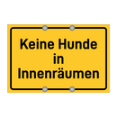 Keine Hunde in Innenräumen