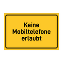 Keine Mobiltelefone erlaubt