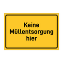 Keine Müllentsorgung hier