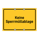 Keine Sperrmüllablage