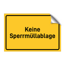 Keine Sperrmüllablage
