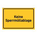 Keine Sperrmüllablage