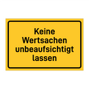 Keine Wertsachen unbeaufsichtigt lassen