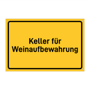 Keller für Weinaufbewahrung