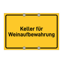 Keller für Weinaufbewahrung