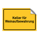 Keller für Weinaufbewahrung