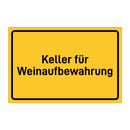 Keller für Weinaufbewahrung