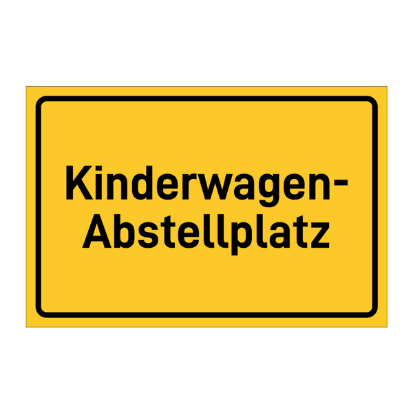 Kinderwagen- Abstellplatz