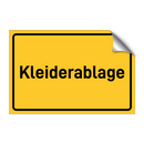 Kleiderablage