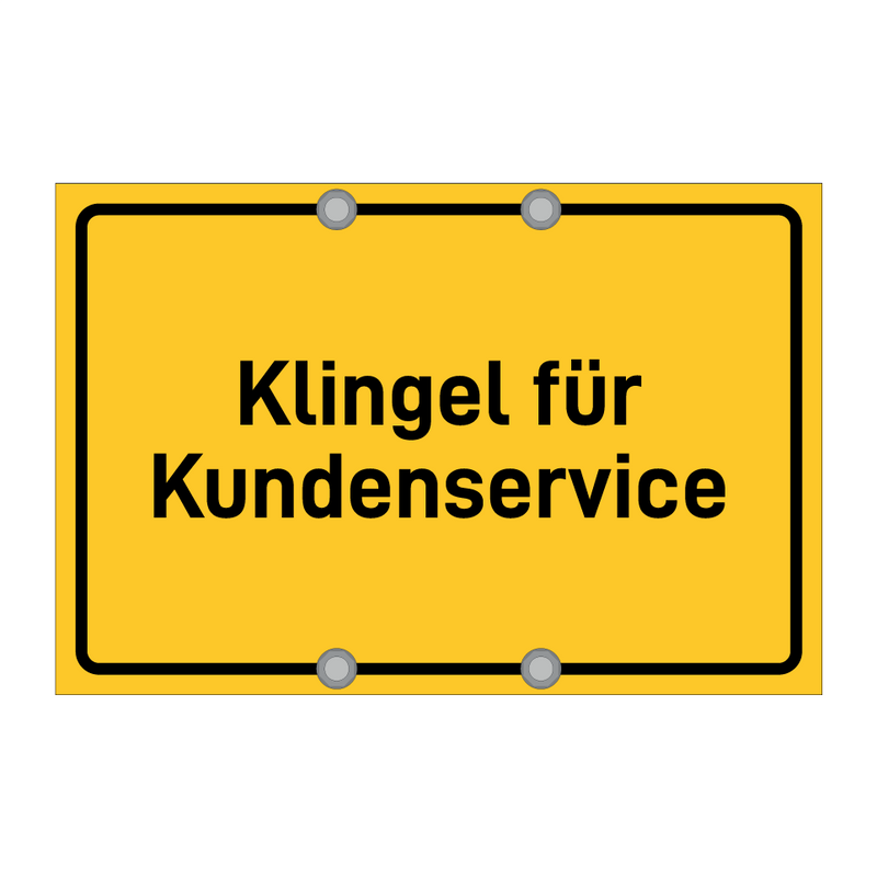 Klingel für Kundenservice